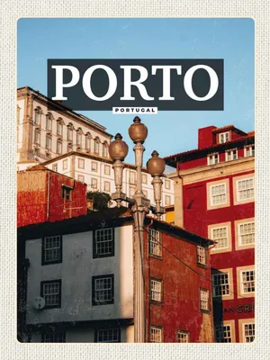 Image de vianmo Panneau en bois 40x30 cm Porto Portugal Altstadt Tourismus