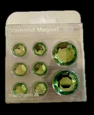 Produktbild von 2 x Diamond Magnet, 8 teilig, grün