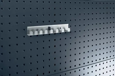 Image de Porte-clés à douille B270 mm 8 logements pour plaques perforées