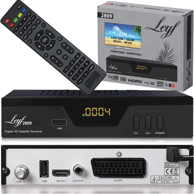 Produktbild von Leyf 2809 Digital Receiver Satellite Receiver (HDTV, DVB-S/S2, HDMI, SCART, 2X U