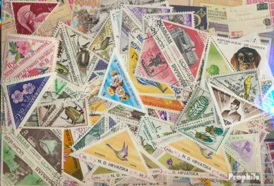 Produktbild von Briefmarken Motive 300 verschiedene Dreiecke Briefmarken