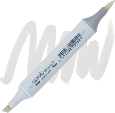 Immagine prodotto di COPIC Sketch bifacciale Pennello e scalpello, W00 Grigio caldo 00