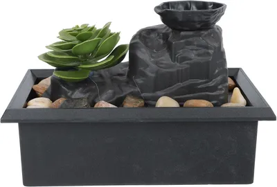 Produktbild von Künstlicher Kunststoff-Wasserfallbrunnen mit Brunneneffekt für die Bar