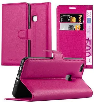 Obrázek produktu pro Cadorabo Case for Huawei P10 LITE Protective Cover in Pink Pouzdro na mobilní telefon s magnetickým zavíráním