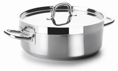Kochtopf mit Deckel Ø 40 cm, 19,4 L, Edelstahl, silber