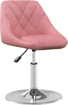 Produktbild von vidaXL Esszimmerstühle 4 Stk. Drehbar Rosa Samt