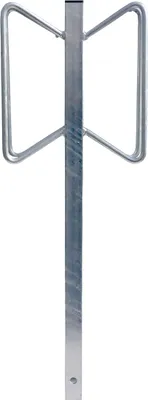 Produktbild von Einzelparker zum Einbetonieren, feuerverzinkt, Ø 12 mm Rundstahl zweiseitig