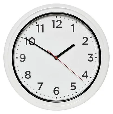 Productafbeelding van Ihm Zwembad Wandklok Ø 33 Cm | Plexiglas | Wit
