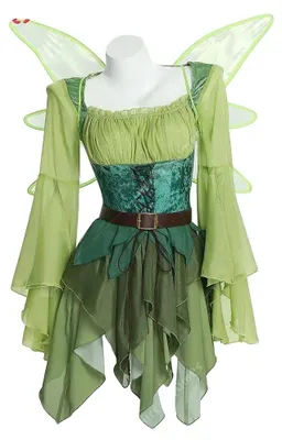 Immagine prodotto di Set di costumi, design elegante, accessori completi, verde-b, S