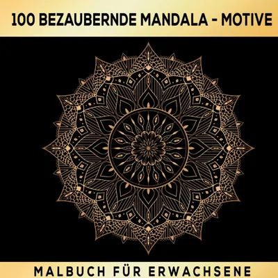Produktbild von 100 Bezaubernde Mandala Malbuch Für Erwachsene