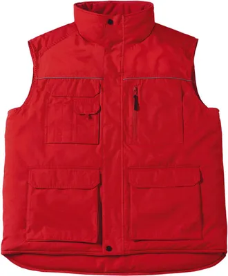 Produktbild von B&C Pro Collection JUC40 | Expert Pro Workwear Bodywarmer für Herren - Farbe: Red - Größe: XL