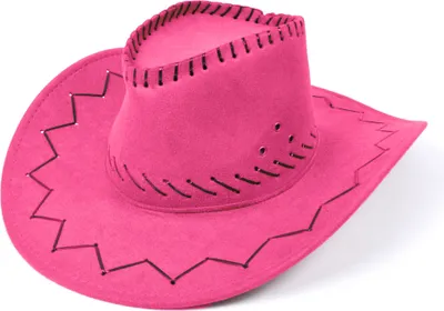 Immagine prodotto di Cappello da cowboy unisex Bristol Novelty con cuciture decorative, per adulti BN2080 (taglia unica) (Rosa)