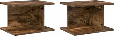 Produktbild von Nachttisch 2 pcs Geräucherte Eiche 40 x 30 x 25 cm