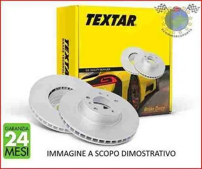 Obrázok produktu pre 2 brzdové kotúče Textar 258 mm vzadu pre Mercedes 190 Notchback Coupe triedy E