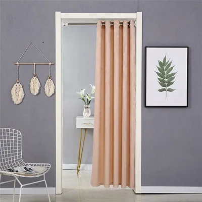 Produktbild von Türvorhang, 120*190cm Verdunkelungsvorhang für Haus und Innen für Fenster und Tür, wärmeisolierend, Vorhang Haus und Dekoration