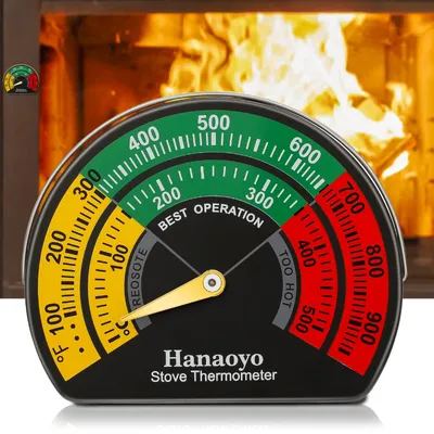 Magnetisches Ofenthermometer, Ø 8,5 cm, 100–900 °F