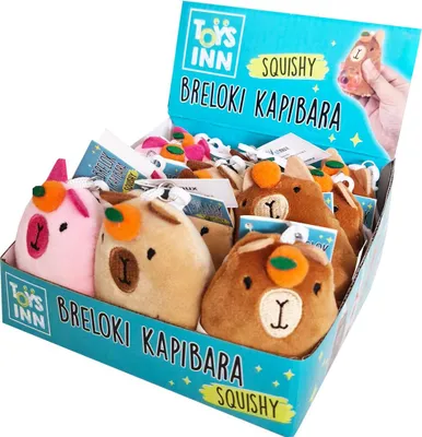 Image de Porte-clés Kapibara Toysinn Squishy, 1 pièce, assortiment