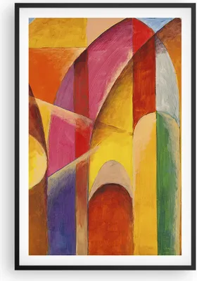 Produktbild von Gerahmtes Poster - Schwarzer Rahmen - Abstraktion modern - 61x91,5 cm - Wand Bild - Wanddeko - Wandbilder - Kunstposter - Wandposter - Bilderrahmen - Bilder - Kunstdruck - Wandbild - P2BPA61x91-3619