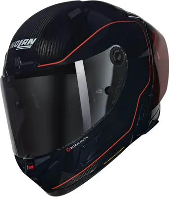 Produktbild von Integralhelm NOLAN X-804 RS ULTRA CARBON Asso di Picche 342 Carbon Schwarz Rot größe XL