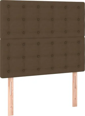 Produktbild von vidaXL Kopfteil Dunkelbraun 100 x 5 x 118/128 cm Stoff