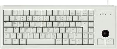 Zdjęcie produktu dla CHERRY G84-4400, Pełnowymiarowy (100%), Przewodowa, USB, AZERTY, Szary