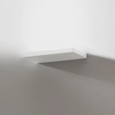 Produktbild von YOANA A/G – 25 W 2600 lm 3000 K LED-Wandleuchte, dimmbar, Phasenabschnittbeleuchtung + Druckknopf, satiniertes weißes Metall und opales Methacrylat – Gealuce