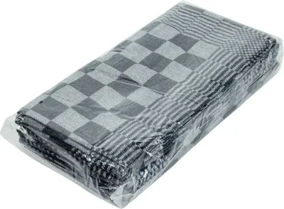 Produktbild von Küchentücher - Kariertes Set (10 Stück) - 70x70 cm - 100% Baumwolle - Hochabsorbierend & Weich