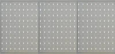 Image de Vidaxl Hakepanel -Wand -montiert 3 Stcs 40x58 cm Stahl