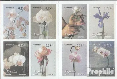 Produktbild von Briefmarken Spanien 2002 Mi MH0-11 (kompl.Ausg.) (3714-3721 als Markenheftchen) postfrisch Blumen