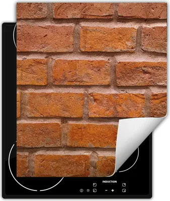 Produktbild von DarHaus Herdabdeckplatte 45x52 cm Anti Rutsch Matte Aufrollbar, Ziegelstein