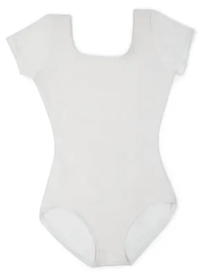 Zdjęcie produktu dla Damski top sportowy Capezio, klasyczny krój, krótkie rękawy, kolor: biały/wzór "opulent garden", rozmiar XS