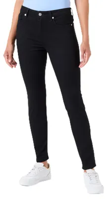 Productafbeelding van Tommy Hilfiger dames jeans, model Como, skinny fit, mid-rise, kleur zwart, maat 30W/3