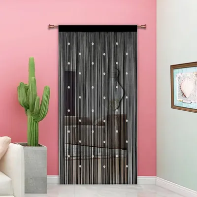 Zdjęcie produktu dla Zasłona z koralików 90x245 cm - Moskitiera do drzwi i dekoracja okien