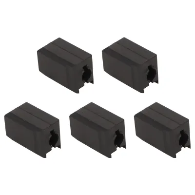 Produktbild von 5 Stück Extruder-Hotend-Abdeckung, schwarzes Silikon, antihaftbeschichtet, stabiler Heizblock-Abdeckung für X1 Carbon P1P