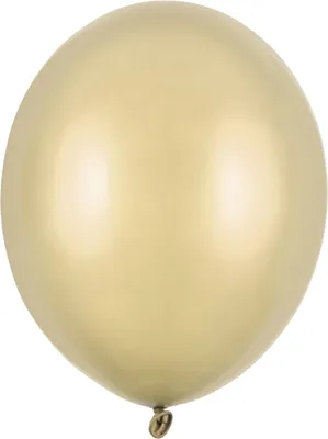 Produktbild von 100 Stk. Luftballon Ø30cm "Uni Metallic" | Kaltgold