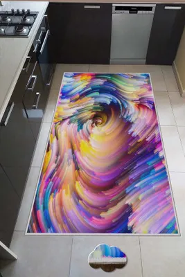 Produktbild von Conceptum Hypnose, HMNT586- HMNT586HFT, Bunt, Teppichläufer, 80 x 300 cm, 100% POLYESTER