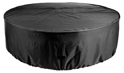 Image de Housse de protection pour meubles de jardin ronds - Imperméable avec cordon de serrage pour tables et chaises (227x100 cm)