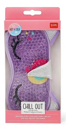 Produktbild von Legami Chill Out Gel-Augenmaske, Einhorn Unicorn - ein Stück