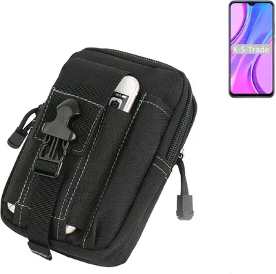 Produktbild von K-S-Trade Gürtel Tasche kompatibel mit Xiaomi Redmi 9 Gürteltasche Holster Schutz Hülle Handy Hülle Smartphone outdoor Handy-Hülle schwarz