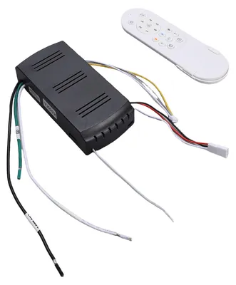 Produktbild von Fernbedienungsset für Deckenventilator mit Beleuchtung – 6-stufige Geschwindigkeitsregelung, einstellbare Helligkeit, 2-Stunden- und 4-Stunden-Timer –