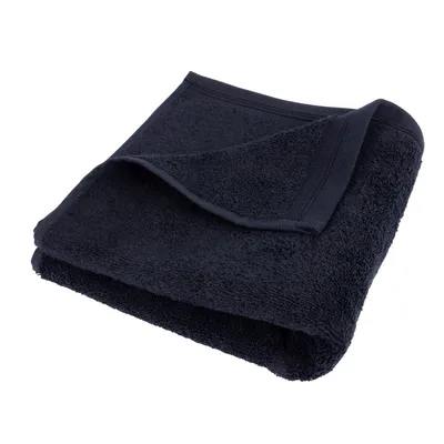Produktbild von Traumschloss Frottier-Line Handtuch 50 x 100 cm schwarz Flauschig weich & angenehm zur Haut