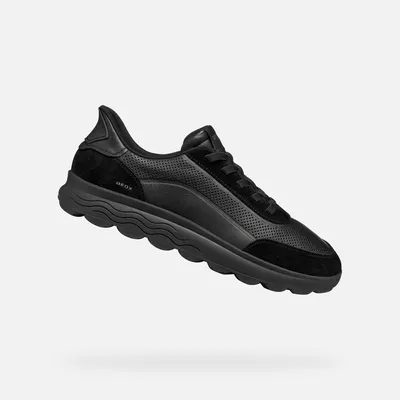 Produktbild von Geox Schwarze Herren-Sneaker Spherica Plus Fast in 45