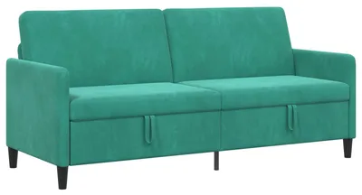 Produktbild von vidaXL Sofa mit Stauraum Türkis 192 x 78 x 87 cm Polyester