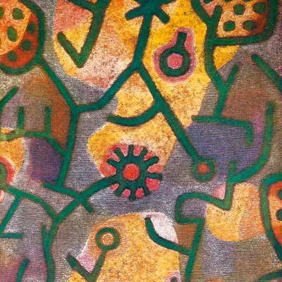Produktbild von Paul Klee Kunstdruck Bild - Flora Am Felsen, 1940 (70 x 70 cm)