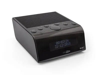 Obrázok produktu pre Rádiobudík Caliber s FM rádiom a DAB+ - čierny (HCG011DAB)