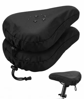 Imagen del producto de Fundas para sillín de bicicleta, impermeables, 2 unidades, elásticas, para bicicletas