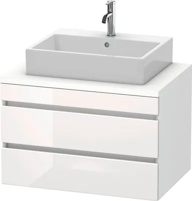 Produktbild von Konsolenunterschrank DURASTYLE 512x800x548mm weiß hochglanz/weiß matt weiß hochglanz/weiß matt