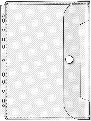 Produktbild von Veloflex® 5342 100 Dokumentenhüllen Serie Crystal - transparent, für A4, Packung mit 10 Stück