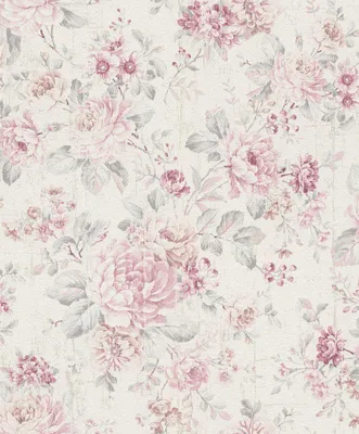 Obrázok produktu pre Kvetinové tapety 516029 bielo-ružová | Vintage tapety | Rasch tapety Pure Vintage