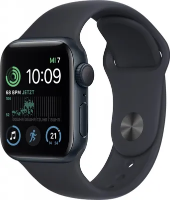 Produktbild von Apple Watch SE 2023 Sportarmband S/M 40 mm Aluminium GPS - Smartwatch - mitternacht/mitternacht US-Ware